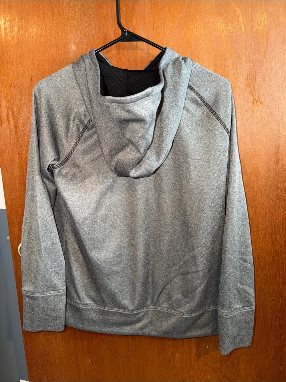 Gray Pullover Hoodie with Kangaroo Pocket